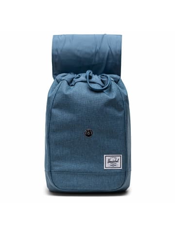 Herschel Retreat - Umhängetasche 31.5 cm (slate) in copen blue crosshatch