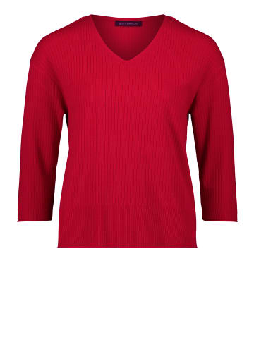 Betty Barclay Feinstrickpullover mit V-Ausschnitt in Rot
