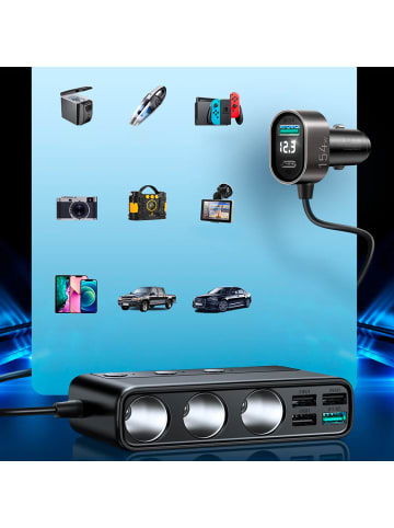 Joyroom JR-CL06 154W 9in1 Autoladegerät USB-A USB-C
