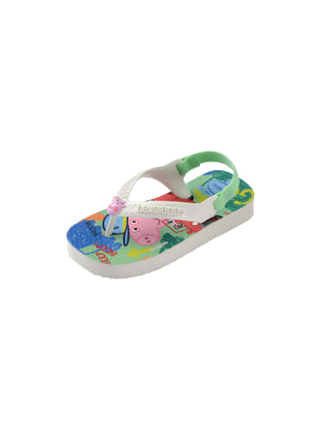 Havaianas Flip-Flop mit Gummiband Kind N Baby Peppa Pig Weiß