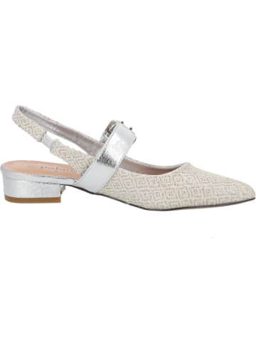 palado Riemchensandalen in silber raffia