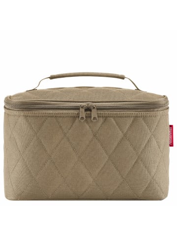 Reisenthel travelling - Beautycase 28 cm (jacquard grey) in rhombus olive