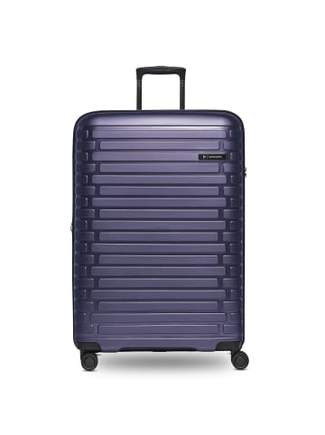 Pactastic Collection 04 THE LARGE + 4 Rollen Trolley L 75 cm mit Dehnfalte purple-metallic
