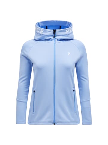 Peak Performance Funktionsjacke W Rider Zip Hood in hellblau