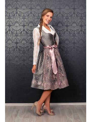 Edelnice Midi Dirndl Claire in silber, rosé