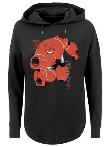 F4NT4STIC Oversized Hoodie Big Hero 6 Baymax Suite Pose in schwarz