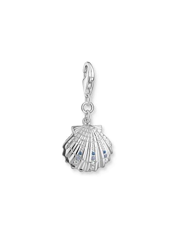 Thomas Sabo Charm-Anhänger in silber, weiß, blau