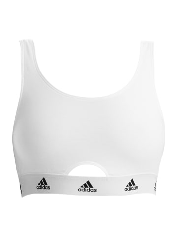 adidas Sport-BH in Weiß