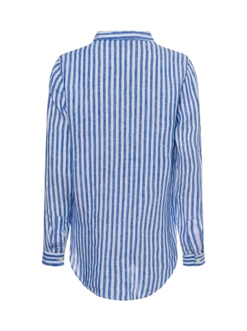 Franco Callegari Bluse in weiß blau - 0026