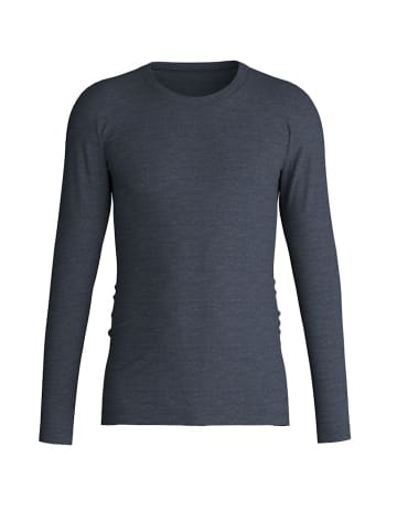 Calida Rundhals Langarmshirt für Herren in mittel_blau