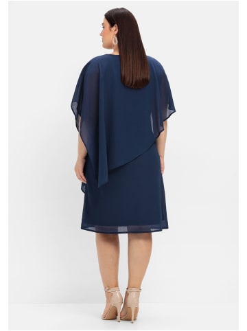 sheego Cocktailkleid in marine