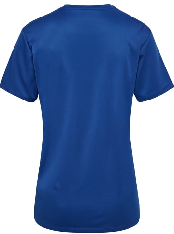 Hummel Hummel T-Shirt Hmlessential Damen Atmungsaktiv Schnelltrocknend in TRUE BLUE