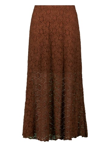 Zero  Maxirock aus Spitze in Cappuccino