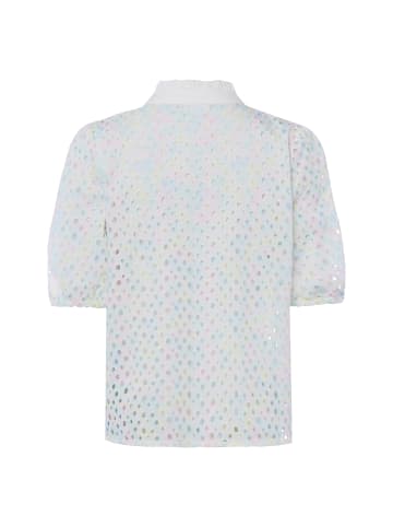 NÜMPH Bluse NUMarisa in weiß mehrfarbig