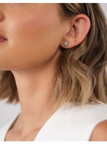 PURELEI Ohrringe White Turtle in Silber