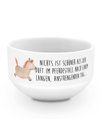 Mr. & Mrs. Panda frühstücksbowl Pferd Springen mit Spruch in Weiß