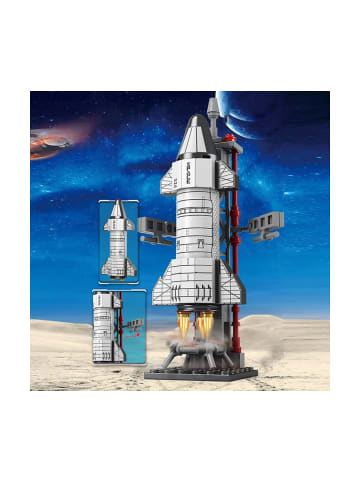 Wisam® Weltraum Raketen Startturm Bausteine 107 Teile