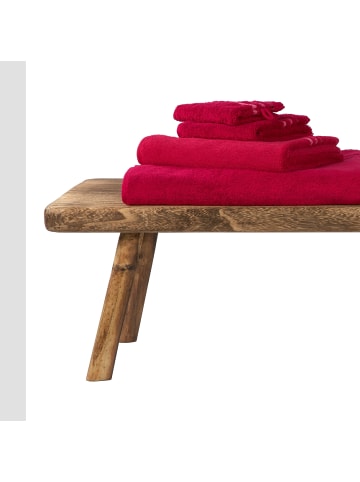 Schiesser Duschtuch Skyline Color im 2er Set in Rot