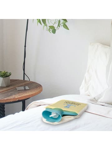 Mr. & Mrs. Panda Wärmekissen Anker Blau mit Spruch in Gelb Pastell