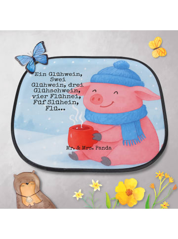 Mr. & Mrs. Panda Sonnenschutz Auto Schweinchen Glühwein Design m... in Weiß