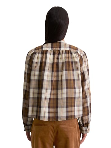 Marc O'Polo Karobluse relaxed in multi/warm brown