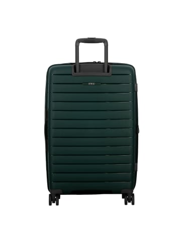 Jump Striper 4 Rollen Trolley 68 cm mit Dehnfalte dark green