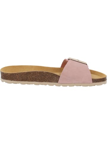 Palado Pantoletten Malta EGS Velours Premium Leather in Rosa