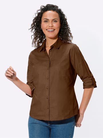 WITT WEIDEN Cord-Bluse in braun