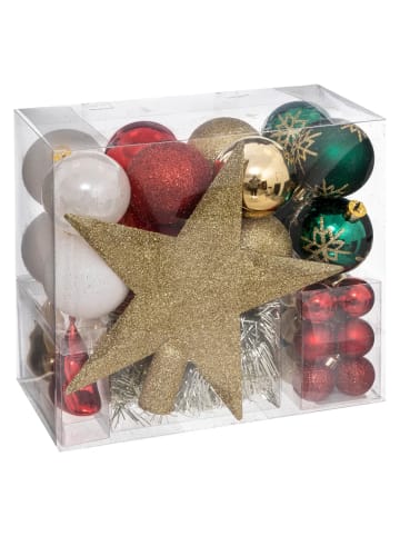 Atmosphera Créateur d'intérieur Weihnachtsschmuck in Mehrfarben, (B) 2,5 x (H) 21 x (L) 20 cm