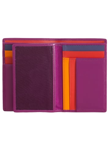 DuDu Geldbörse RFID Leder 9,5 cm in fuchsia