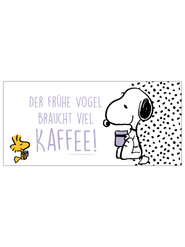 Snoopy The Peanuts Tasse Snoopy - Kaffee -  320 ml in weiß