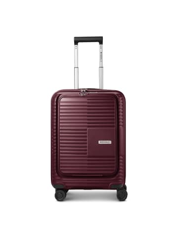 Redolz Essentials 17 2.0 4 Rollen Kabinentrolley 55 cm Laptopfach in burgundy