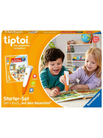 Ravensburger Spiel mit Elektronik tiptoi® Starter-Set: Stift und Bauernhof-Buch - ab 4 Jahre 4-7 Jahre in bunt