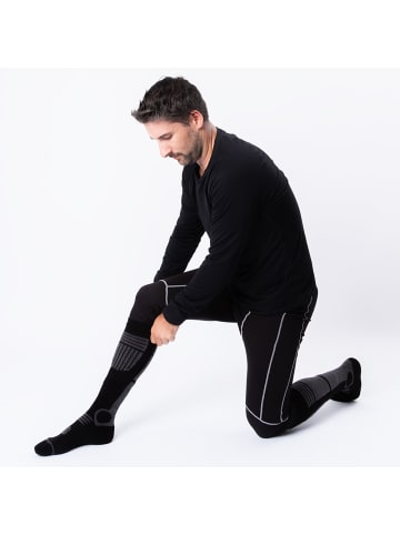 Occulto 2er Pack Skisocken Felix in Schwarz-Rot