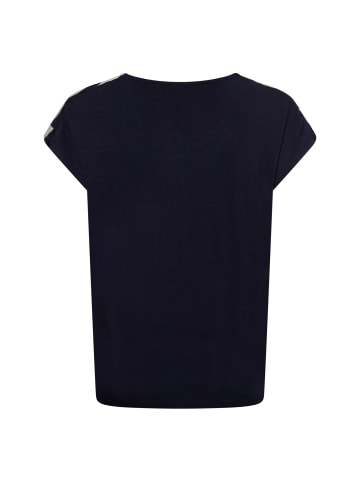 More & More T-Shirt in marine weiß