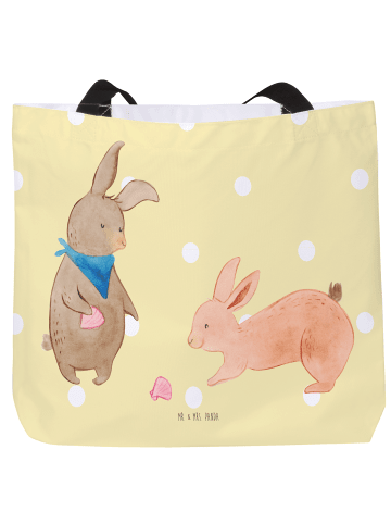 Mr. & Mrs. Panda Beutel Hasen Muschel ohne Spruch in Gelb Pastell