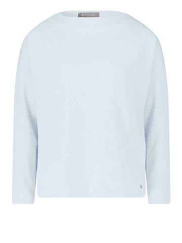 BETTY & CO Rundkragen Langarmshirt für Damen in blau