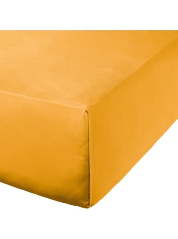 Erwin Müller Mako-Satin, Haustuch Bettlaken Landshut in curry