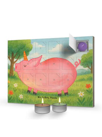 Mr. & Mrs. Panda Duft-Adventskalender Einhorn Schwein Design ohn... in Weiß