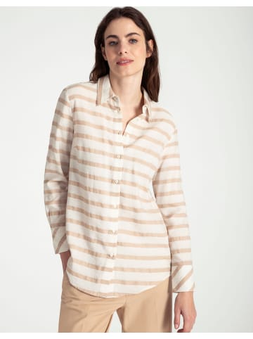 More & More Longbluse in woven melange stripe