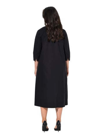 Ulla Popken Midikleid in schwarz