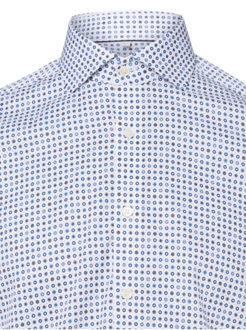 OLYMP  Hemd in weiß blau