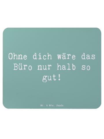 Mr. & Mrs. Panda Mauspad Spruch Sekretärin Beste mit Spruch in Meeresbrise