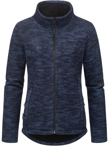 ragwear Strickjacke Liram Melange in Navy