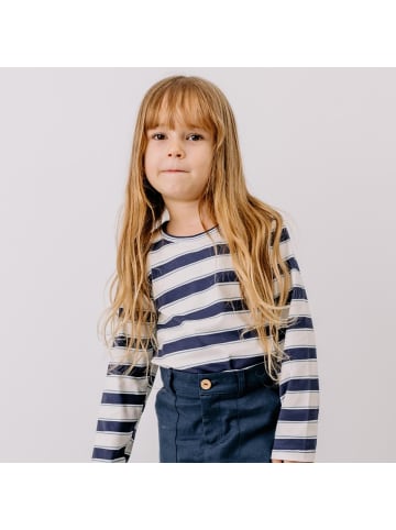 Walkiddy Langarmshirt Blue Lines-Shirt