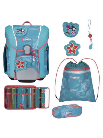 Scout Micro Exklusiv Safety Light - Schulranzen Set 4 tlg. (Spacer Explorer) in Aloha