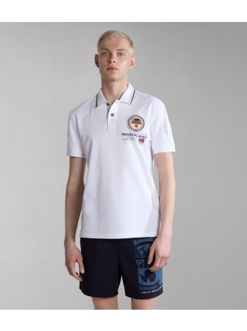 Napapijri Polo "Gandy 4" in Weiß