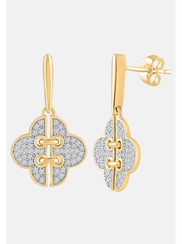 Diamant Exquis Ohrringe aus 585 Gelbgold mit Diamant