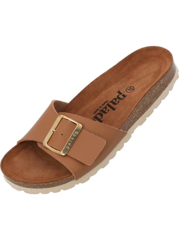 palado Pantoletten in cognac
