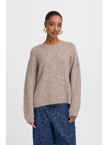 b. young Strickpullover BYMILLER Loose fit in Humus Melange